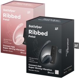 Виброяйцо Satisfyer Ribbed Petal