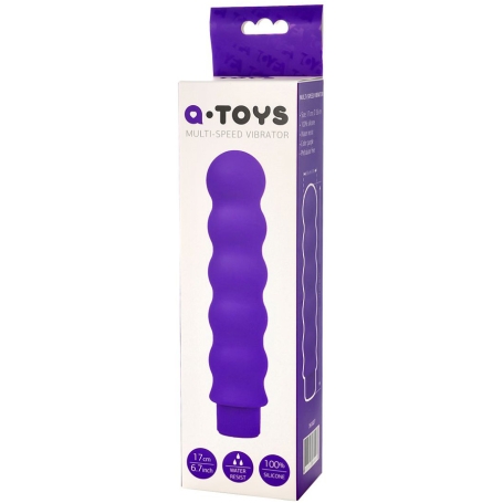 Вибратор ребристый A-Toys 761027