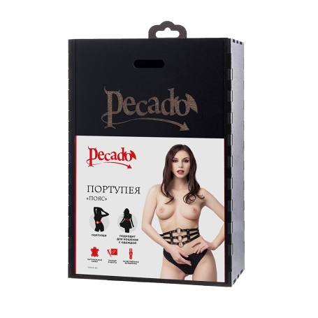 Кожаный пояс Pecado 