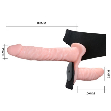 Страпон Ultra Double-Heads с вибрацией