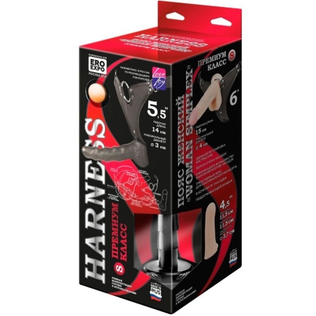 Страпон с 3 насадками Woman Simplex