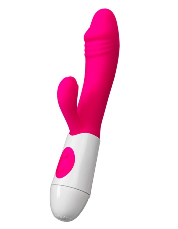 Вибратор A-toys Area со стимулятором клитора