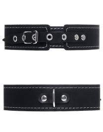 Ошейник из кожи с поводком Pecado