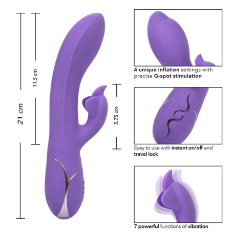Вибратор Inflatable G-Flutter с расширением